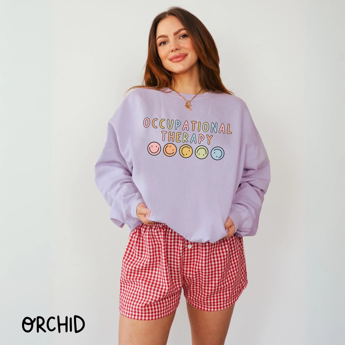 Occupational Therapy Comfort Colors® Sweatshirt OT Crewneck Occupational Minimal Therapist Sweater Therapist Graduate Gift Pediatric COTA OT